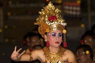 Graceful dancer at Kecak Dance