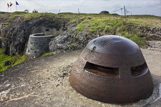 Armoured observation turret of the First World War One Fort de Douaumont