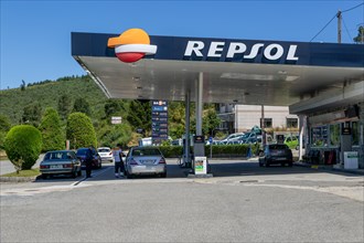Repsol petrol gas station