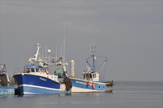 Fishing boats in the port of Saint-Quay Portrieux in Brittany