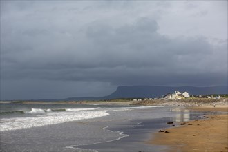 A view of Ben Bulben on a lovely afternoon at the seaside along the Wild Atlantic way. Strandhill