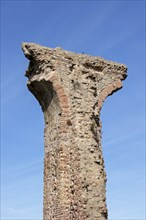 Remains of pillar made of bricks of the Roman Aqueduct at Frejus