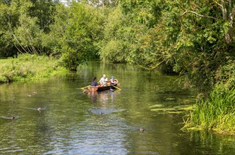 People rowing on River Stour