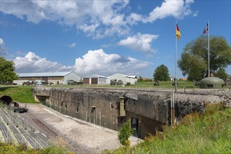 Bunker and large shelter at Musee de l'Abri