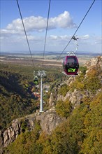Cable car from Thale to the Hexentanzplatz
