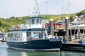 Dartmouth Princess foot passenger ferry boat at Kingswear