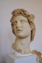 Portrait of the god Helios
