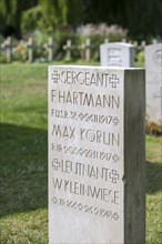 German grave at the Lijssenthoek Military Cemetery