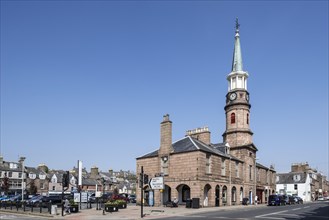 Market Buildings at Market Square in the town center of Stonehaven