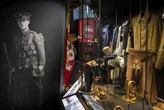 British First World War One uniforms at the In Flanders Fields Museum