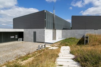 Modern architecture of interpretation centre museum
