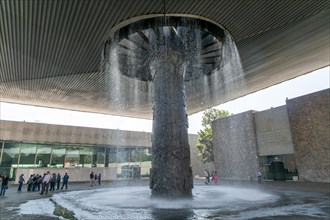 Fountain in courtyard inside the National Anthropology Museum