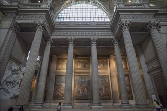 Frescoes inside the Pantheon