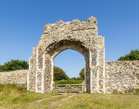 Ruins of gatehouse of Greyfriars Friary