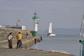The port of Saint-Quay Portrieux in Brittany