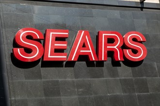 Large sign SEARS department store shop