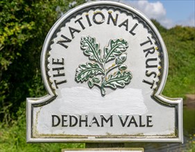 National Trust Dedham Vale sign