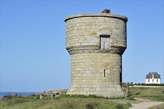 Old watchtower along the Cote Sauvage near Le Croisic