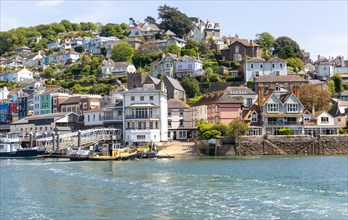 View looking back from ferry at Kingswear