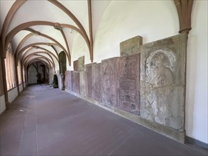 Cloister with tombs
