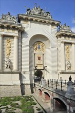 The triumphal arch Porte de Paris at Lille