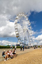 Ferris wheel seaside amusement