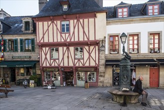 Souvenir shops in the Ville Close at Concarneau