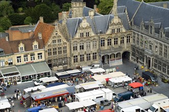 Stallholders at the Main market square
