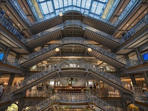 Staircases in the exclusive department stores' La Samaritaine