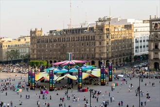 People in the main square Zocalo