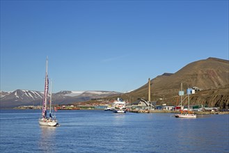 Sailing boats in the harbour