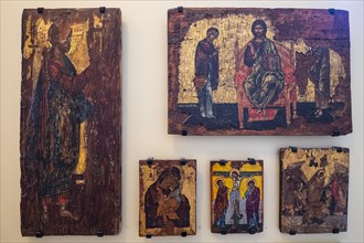 Icons from the 15th and 16th centuries on display in the Church of Our Lady of the Castle