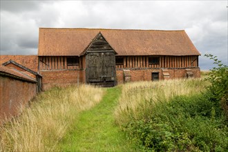 Historic Tudor barn at Little Wenham