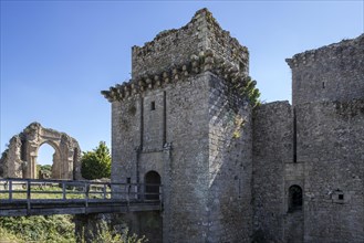 Ruins of the medieval Chateau de Tiffauges