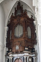 1858 Loret pipe organ in church of the Premonstratensian Averbode Abbey
