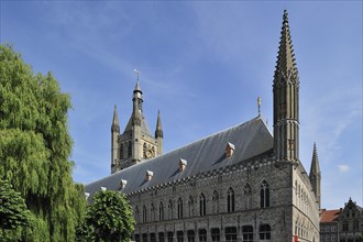 The Cloth Hall and belfry at Ypres