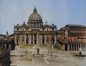 The Basilica of St. Peter in the Vatican