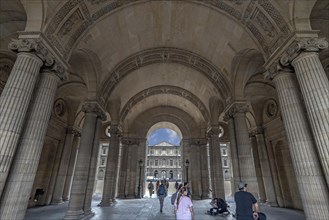 Archway to the Louvre