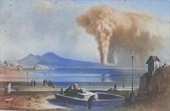 Eruption of Mount Vesuvius in 1861