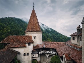 The medieval Bran fortress known as Dracula castle in Transylvania