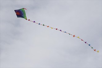 Colourful kite in the sky