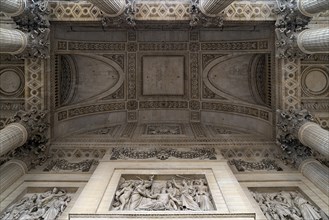 Ceiling vault in the vestibule of the Pantheon