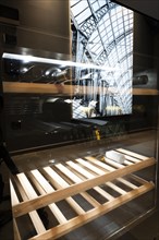 Modern Luxury Wine Cellar with Reflection in Switzerland