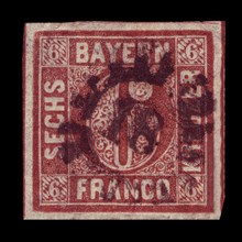 Stamp from Kingdom of Bavaria