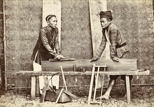 Portrait of Two Indonesian Carpenters