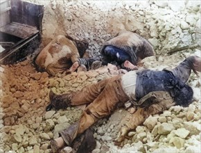 Victims of an earthquake
