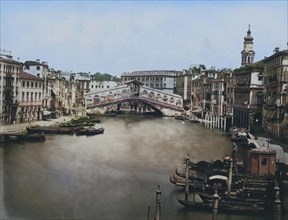 Rialto Bridge over the Grand Canal in Venice