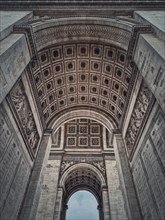 View underneath triumphal Arch