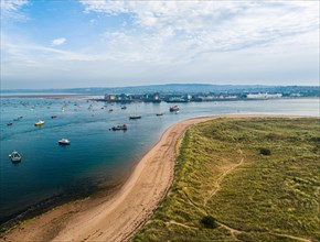 Exmouth and River Exe from a drone