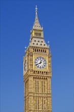 Big Ben and the Elizabeth Tower in 2022 after a four year renovation. Westminster